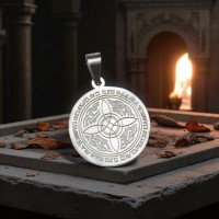 Nudo de Brujas con letras rúnicas